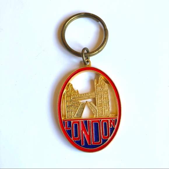 VINTAGE London Bridge England Keychain UNISEX, 1 Keychain NWOT - Picture 2 of 10